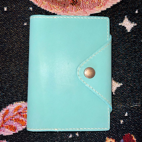 SOLD Portland Leather Goods Mint small snap journal - Picture 1 of 6